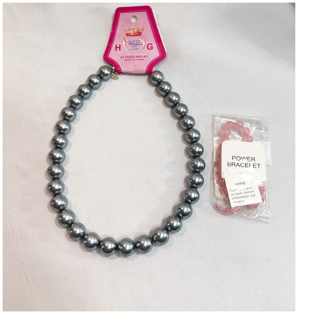 Beaded Necklace & Bracelet